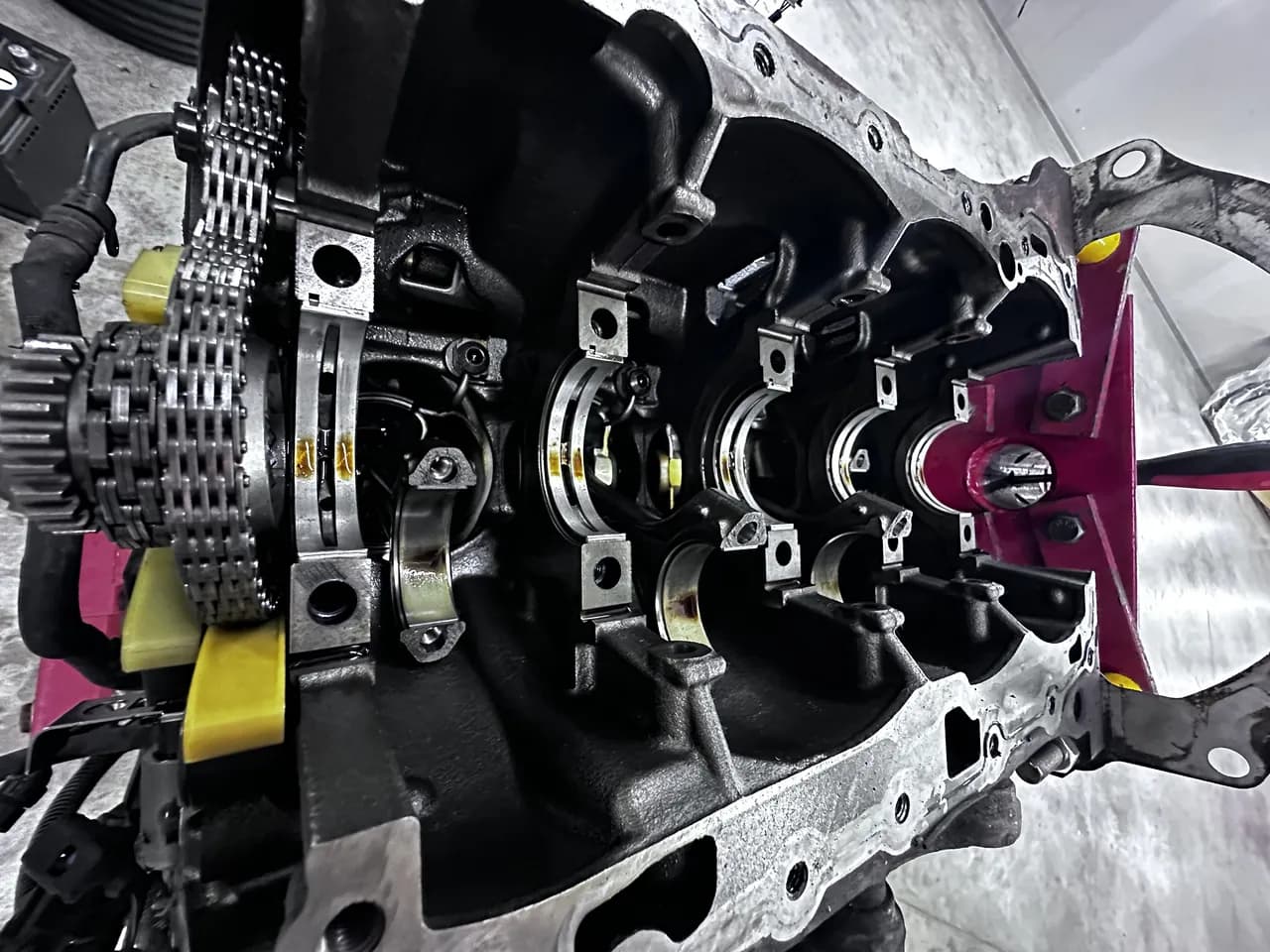 engine repair at eMechaniq car service, Kyiv