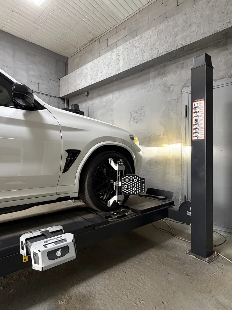 BMW X3 G01 — wheel alignment at eMechaniq car service, Kyiv