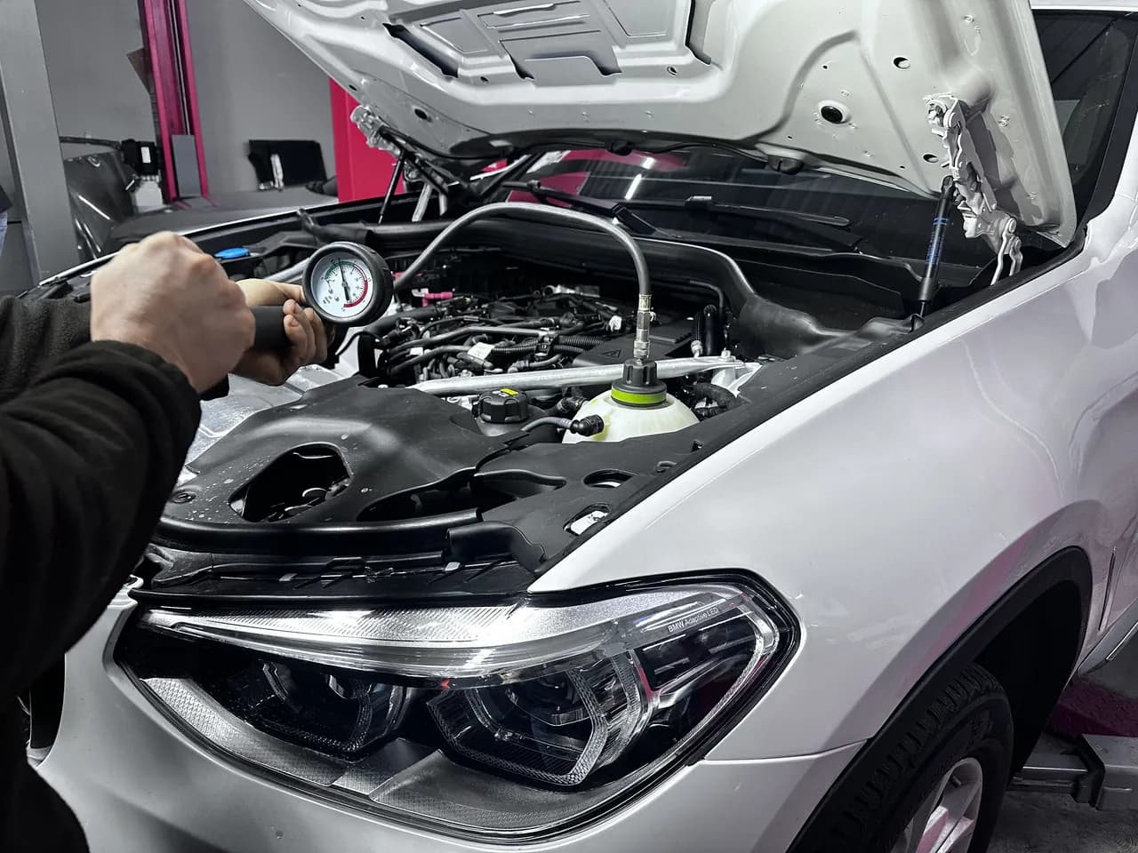 BMW — diagnostics at eMechaniq car service, Kyiv