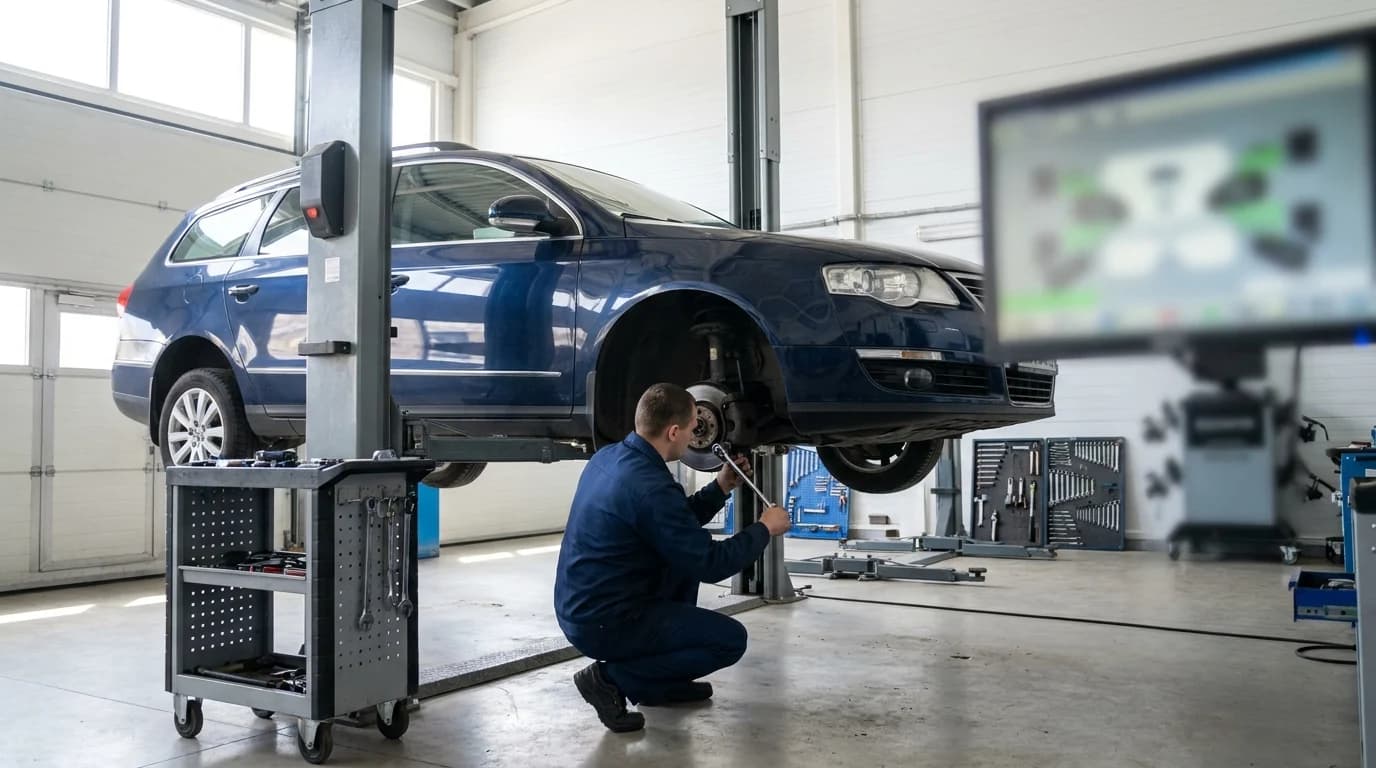 engine repair at the eMechanic auto shop, Kyiv