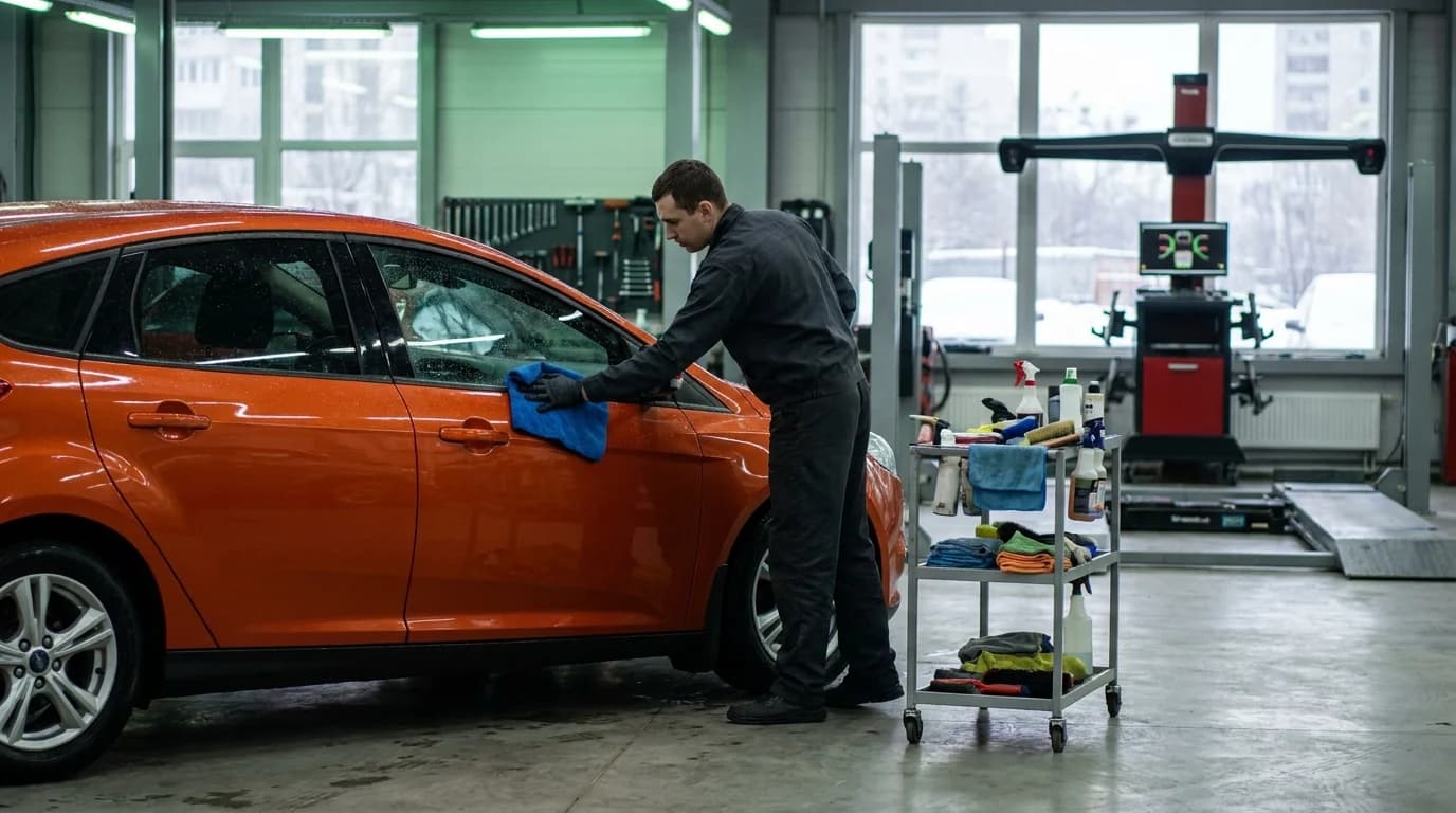 Двофазна мийка кузова — автосервіс єМеханік, Київ
