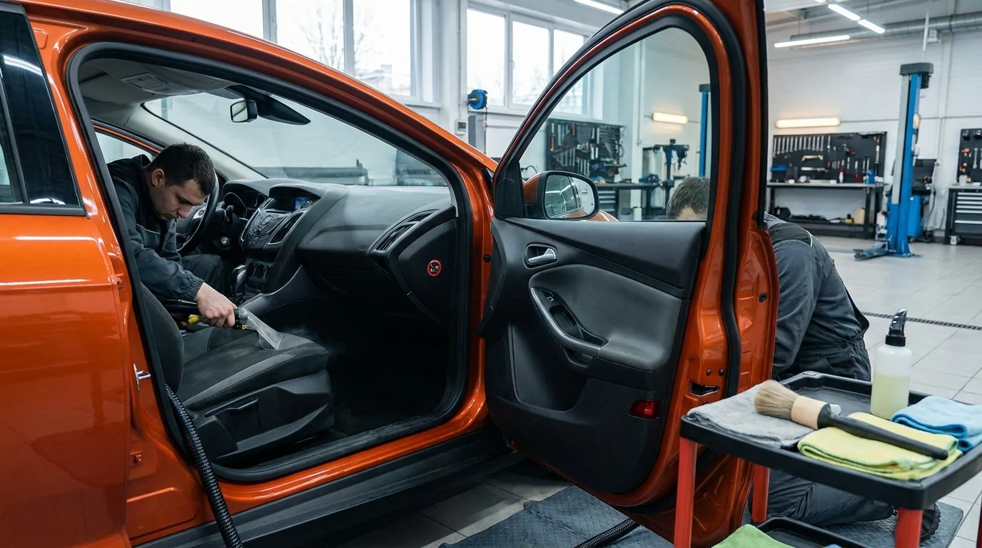 Mercedes C-Class W205 — детейлінг та полірування в автосервісі єМеханік, Київ