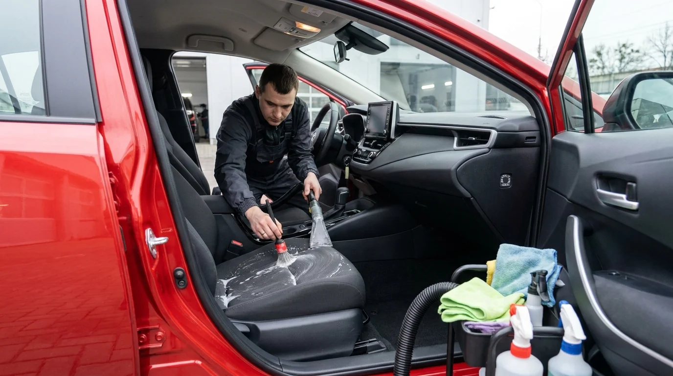 Хімчистка салону — автосервіс єМеханік, Київ