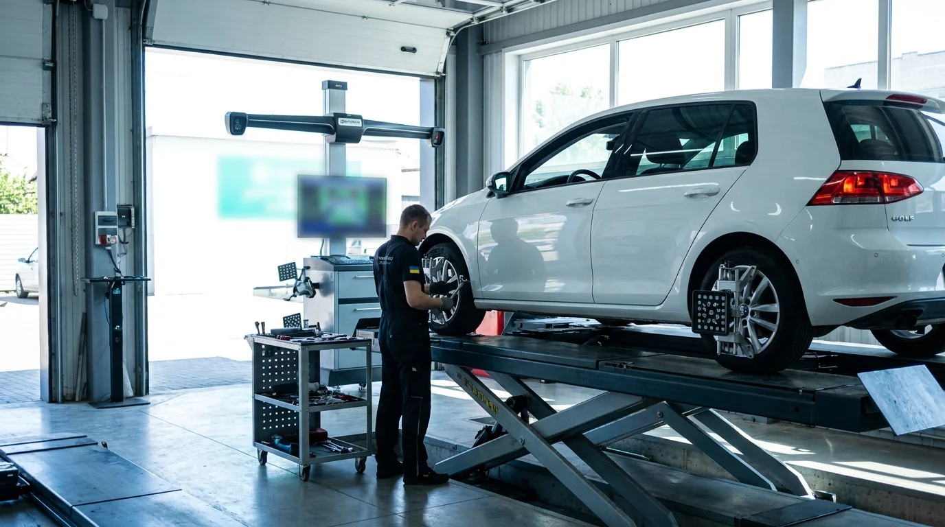 3D розвал-сходження — автосервіс єМеханік, Київ