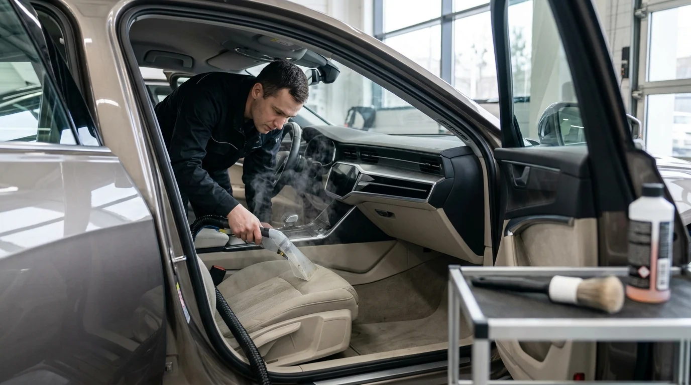 Хімчистка салону — автосервіс єМеханік, Київ