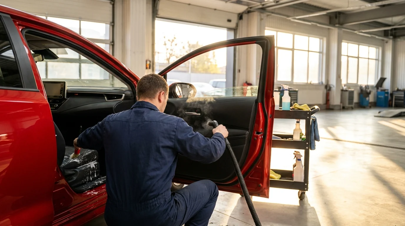 Хімчистка салону — автосервіс єМеханік, Київ