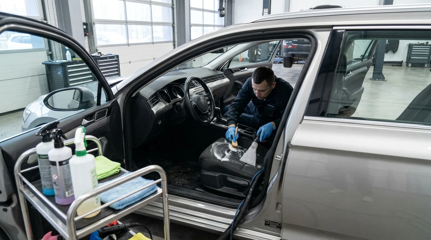 Хімчистка салону — автосервіс єМеханік, Київ