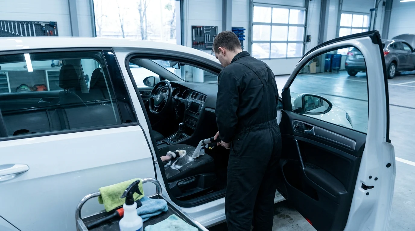 Хімчистка салону — автосервіс єМеханік, Київ