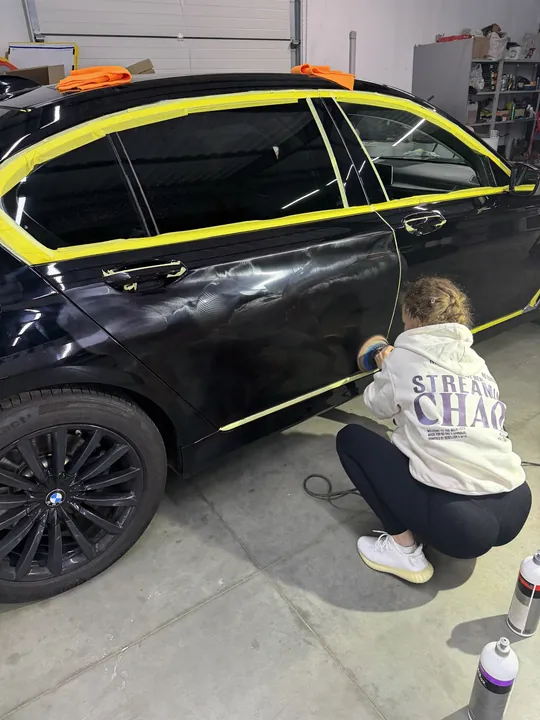Car body polishing